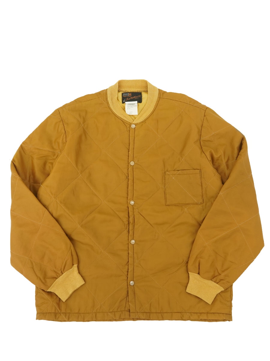 70's Sears キルティングジャケット マスタード 表記(L) | すべての