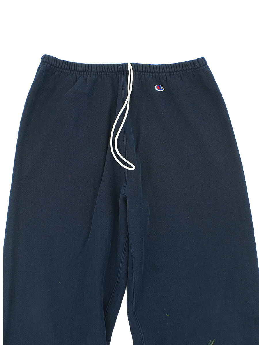 90's 刺繍タグ チャンピオンRWパンツ 無地 ネイビー 表記(XL) USA製