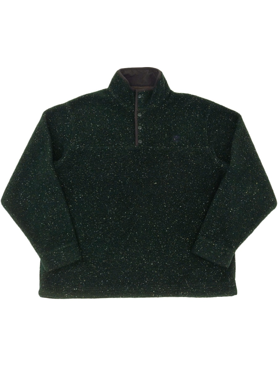 90's～ Timberland ハーフスナップ フリースプルオーバー グリーン 表記(M) USA製