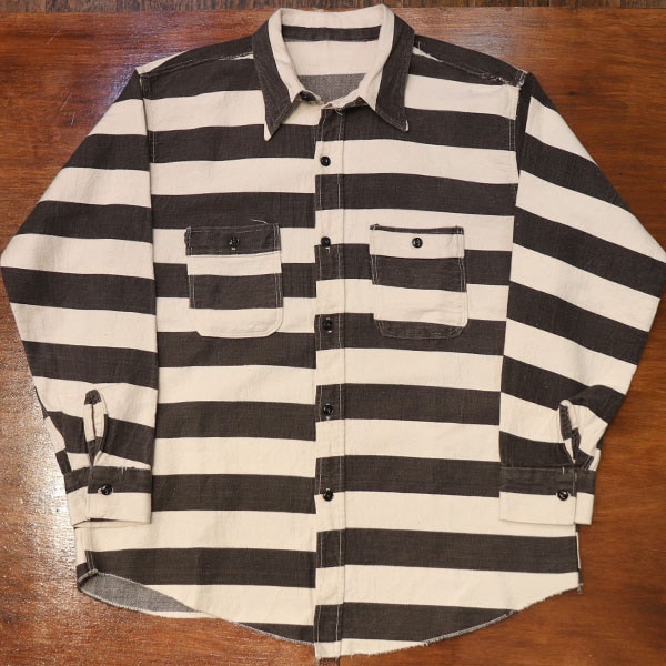 1940s PRISNER SHIRT , Size L