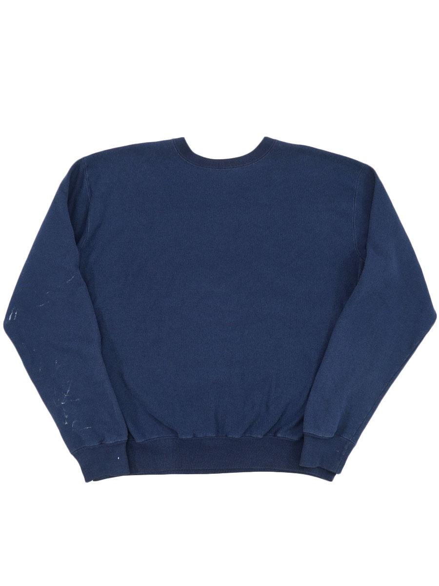 80's the gap by Champion 無地ネイビー RWタイプスウェット 表記(XL