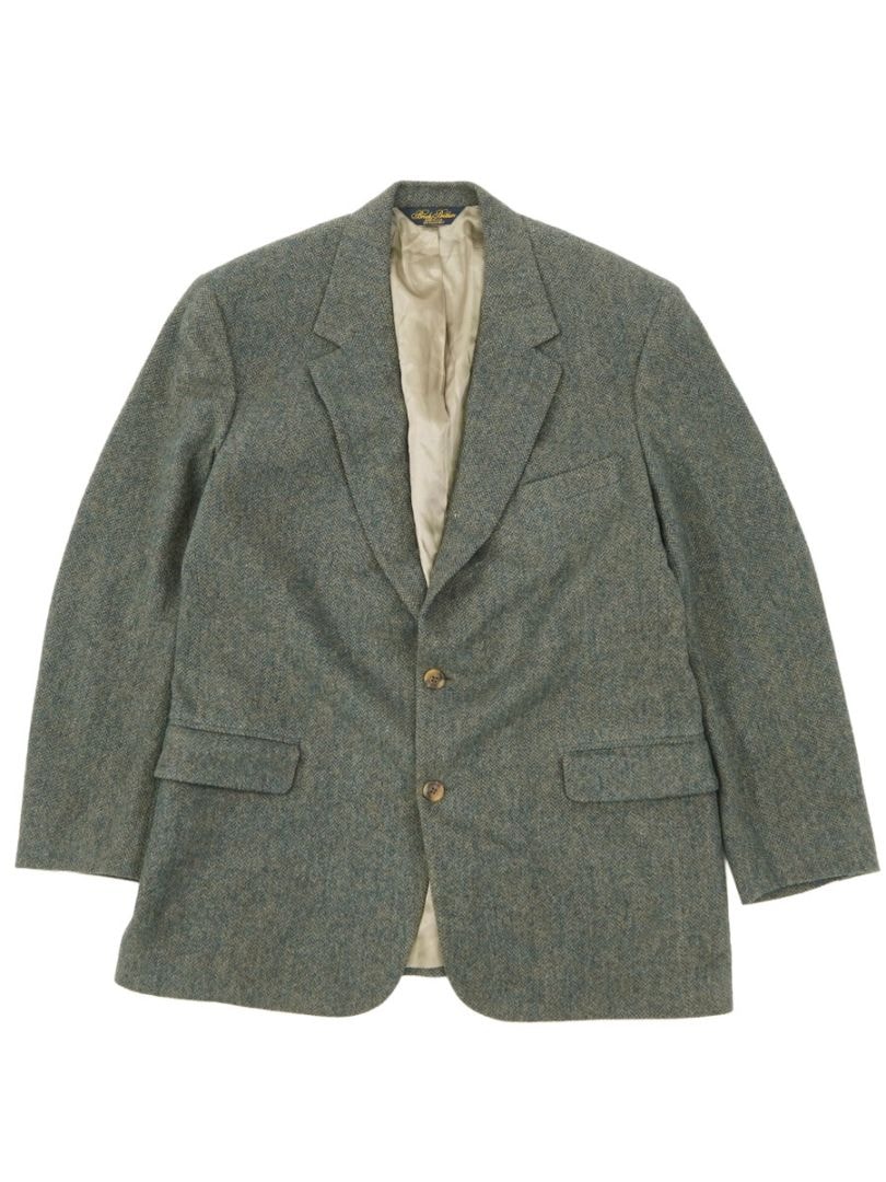 USA製 Brooks Brothers 100％キャメルヘア テーラードジャケット 表記