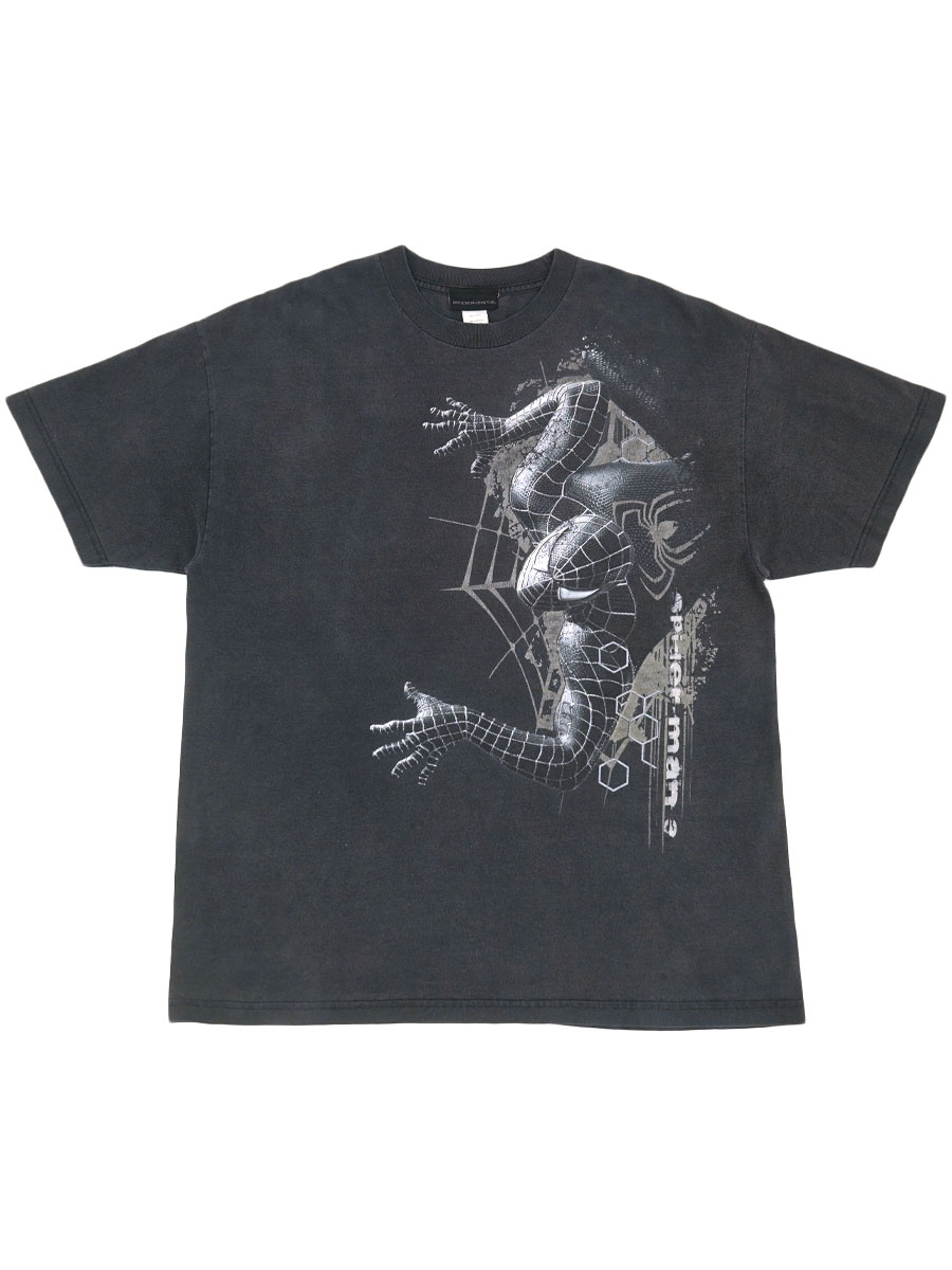 00's SPIDER-MAN 3 プリントTシャツ ブラック 表記(XL) | NEW ITEM