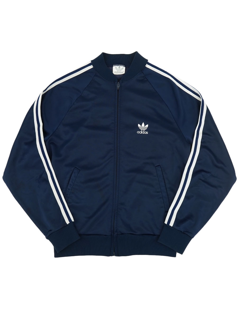 adidas ジャージジャケット ネイビー/ホワイト 80's adidas ジャージ ネイビー×ホワイト 表記(M) USA製 | NEW ITEM