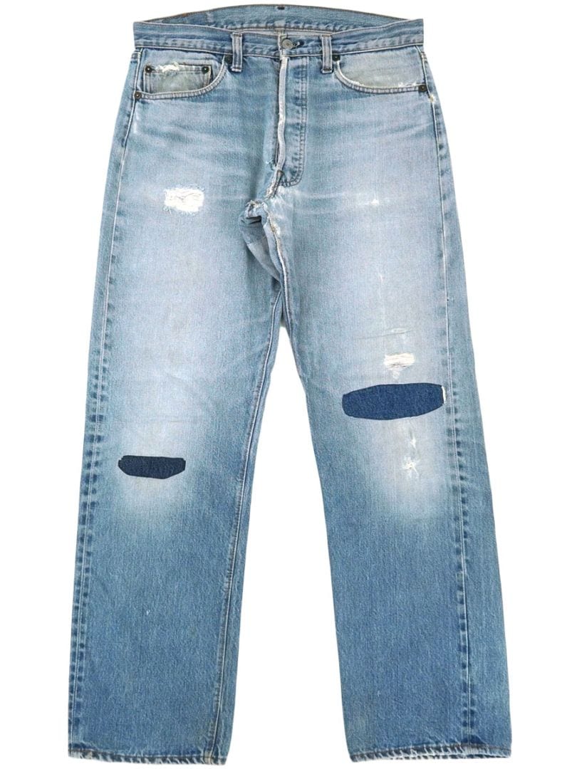 80's Levi's 501 赤耳 デニムパンツ 味ありリペア 良雰囲気 表記(35x34)