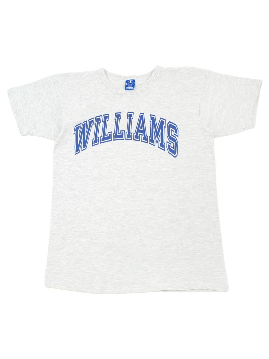 90's 青刺繍タグ チャンピオン ''WILLIAMS'' Tシャツ 表記(L) USA製