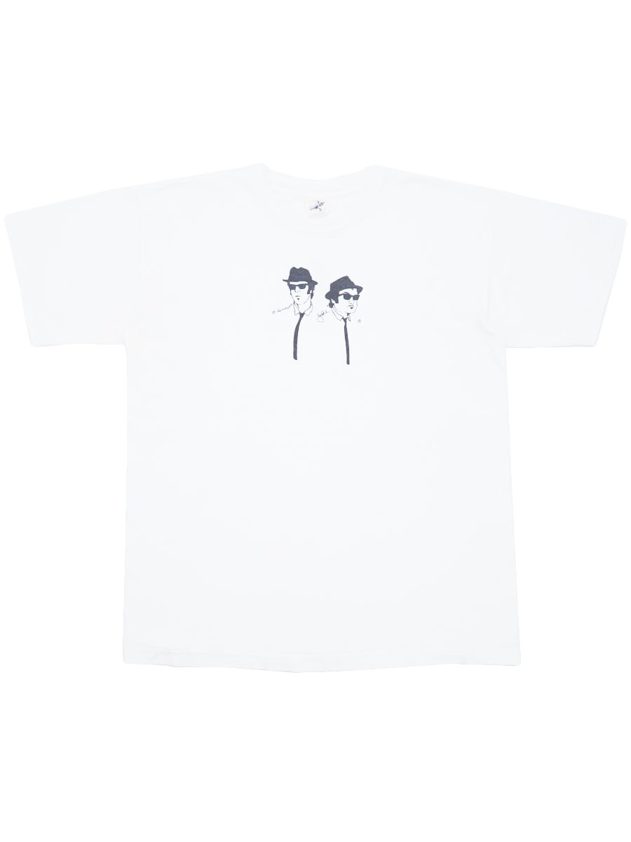 90's Cronies ブルース・ブラザース ''HOUSE OF BLUES On a Mission From God'' 両面プリント Tシャツ ホワイト 表記(XL) USA製