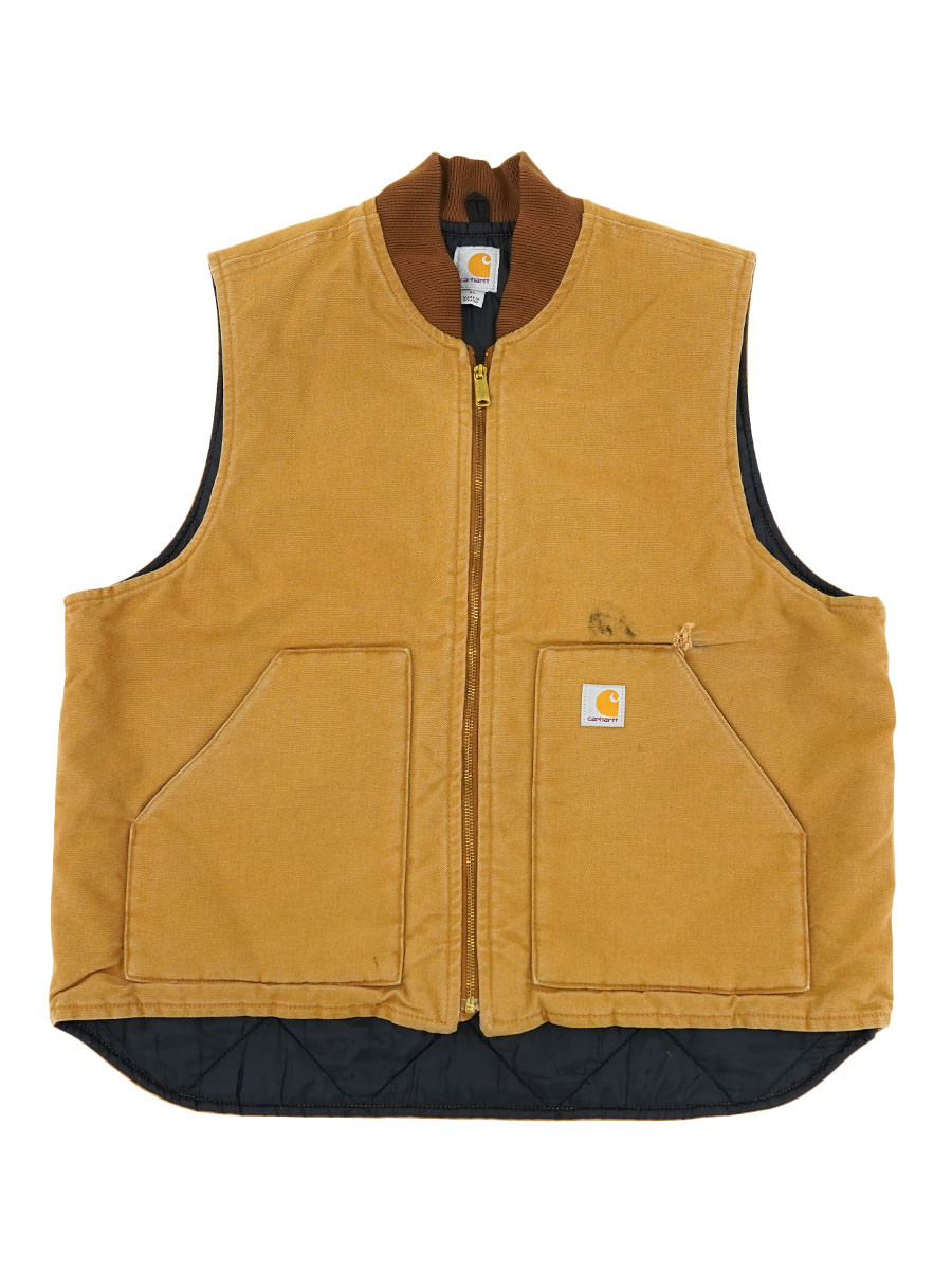 メキシコ製 カーハート ダックベスト タン 表記(XL) | NEW ITEM