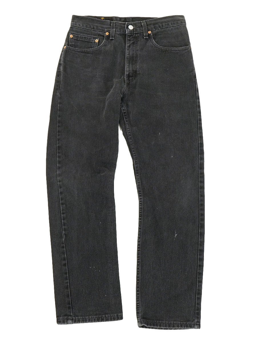 90's Levi's 505 ブラック デニムパンツ 表記(31x30) USA製 Rマークのみ赤タブ