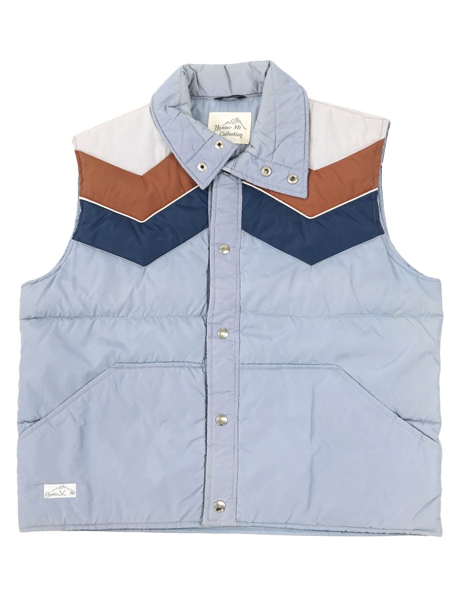 80's Hunter Mt Collection ヨーク切り替え ダウンベスト 表記(L)