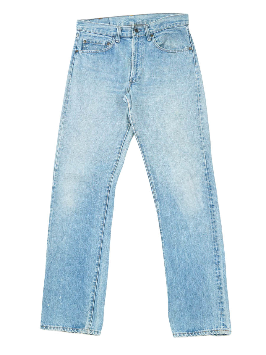 70's～ Levi's 505 内股シングル デニムパンツ 良雰囲気 実寸(31x32位)