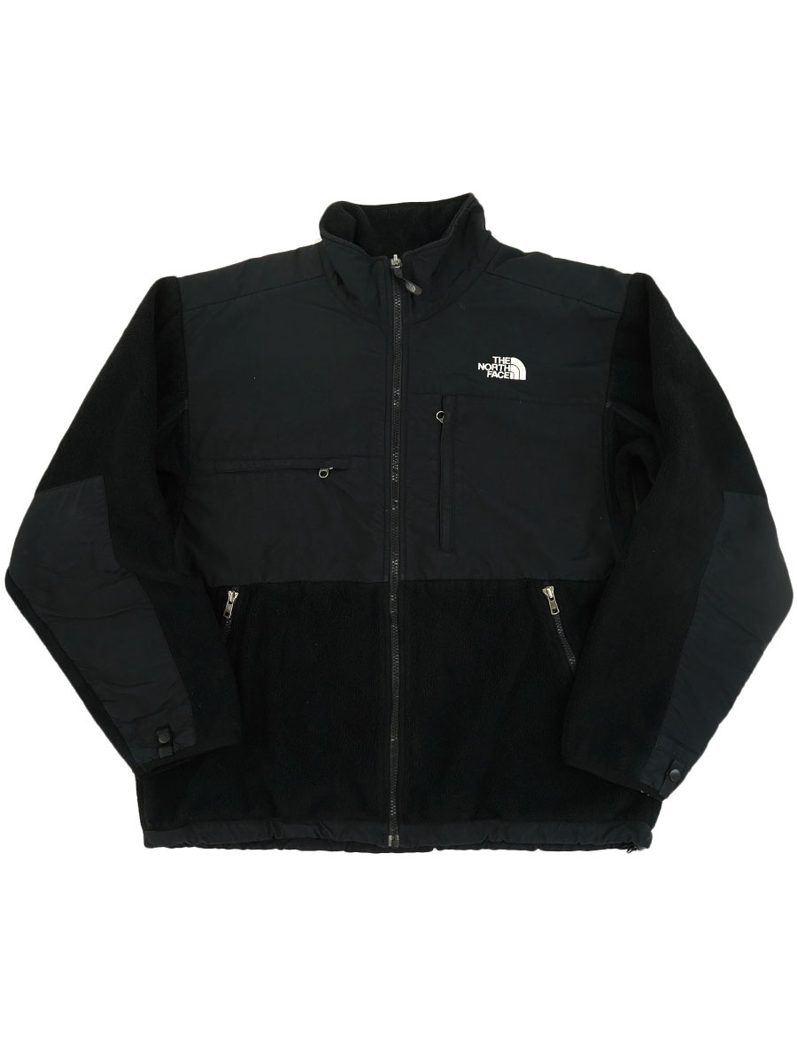00's～ THE NORTH FACE ''DENALI'' フリースJKT 黒×黒 表記(M)　