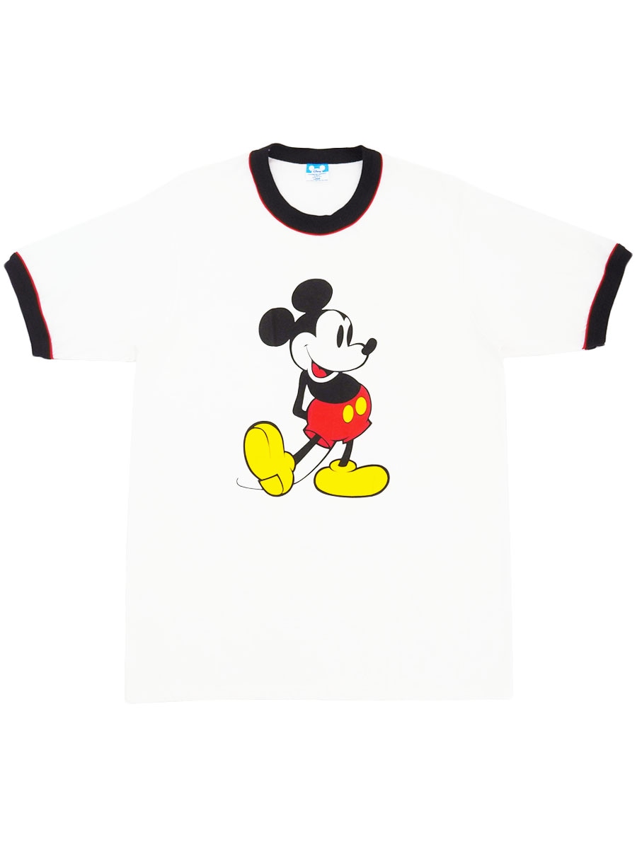 【デッドストック】70〜80s ディズニー ミッキーマウス リンガーTシャツ 80s Disney Mickey Mouse Ringer T Shirt 80年代 ディズニー ミッキー