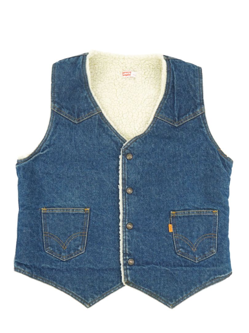 chmatick/Levi's /60607/デニム ボアベスト/L 70's Levi's 60607 デニムボアベスト 表記(L) | SOLD OUT