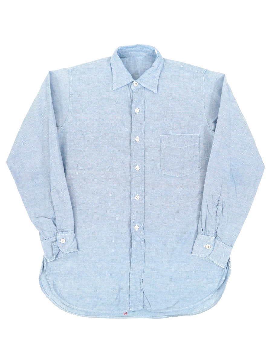 60's U.S.AIR FORCE マチ付き オックスフォードシャツ 表記(14 1/2位) 