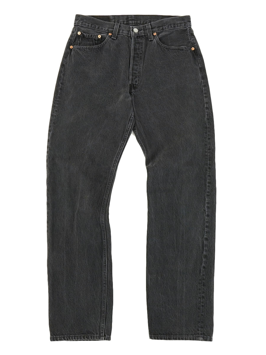 90's Levi's 501ブラック デニムパンツ FOR WOMEN USA製 表記(32x32)　