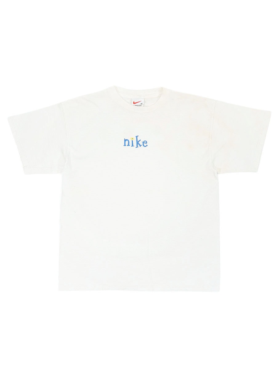 00's NIKE ロゴプリント Tシャツ ホワイト 表記(XL)