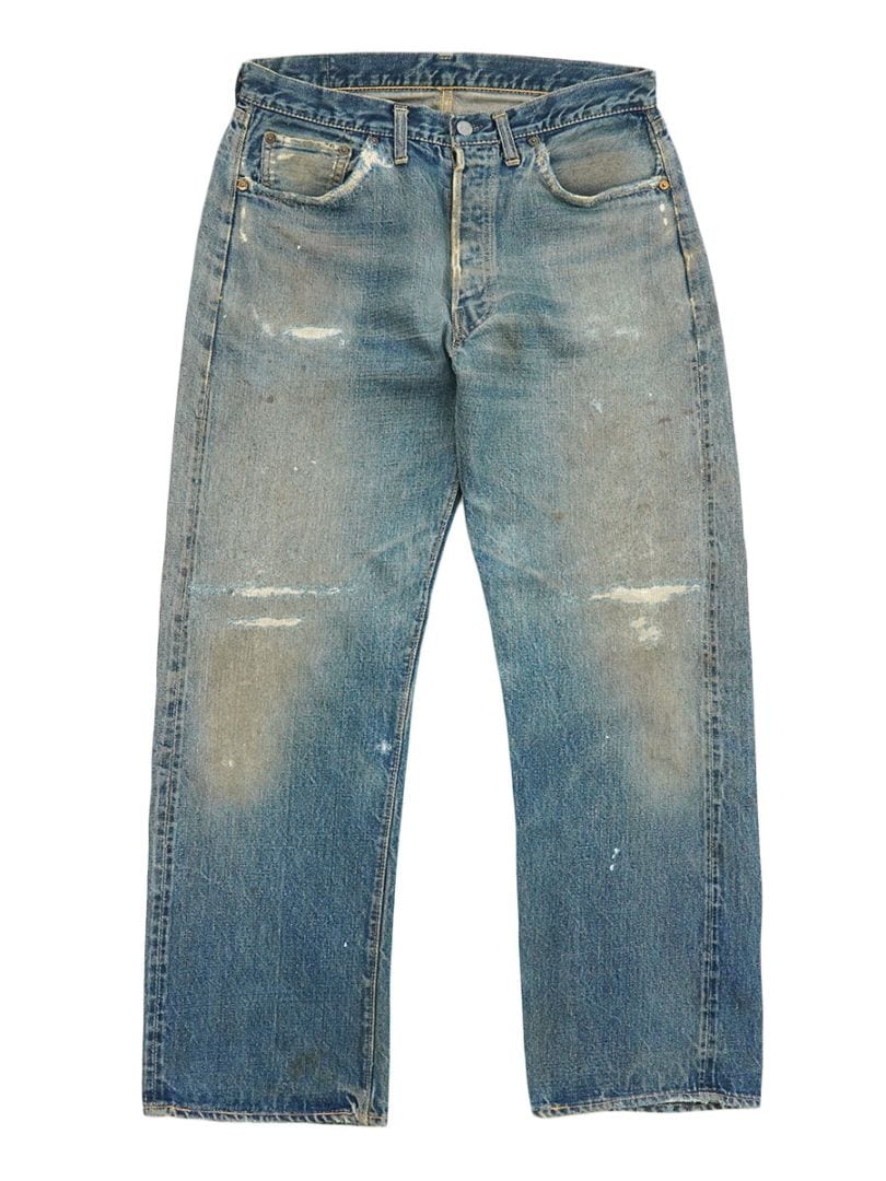 50's Levi's 501XX デニムパンツ 味あり良色落ち 実寸(33x29位)