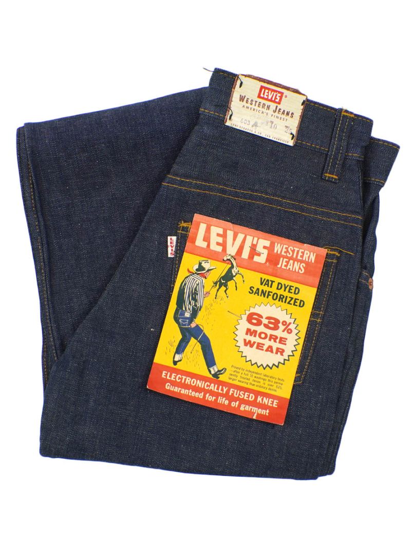 60's～ Levi's 603 BIG-E デニムパンツ 濃紺 表記(10) DEAD