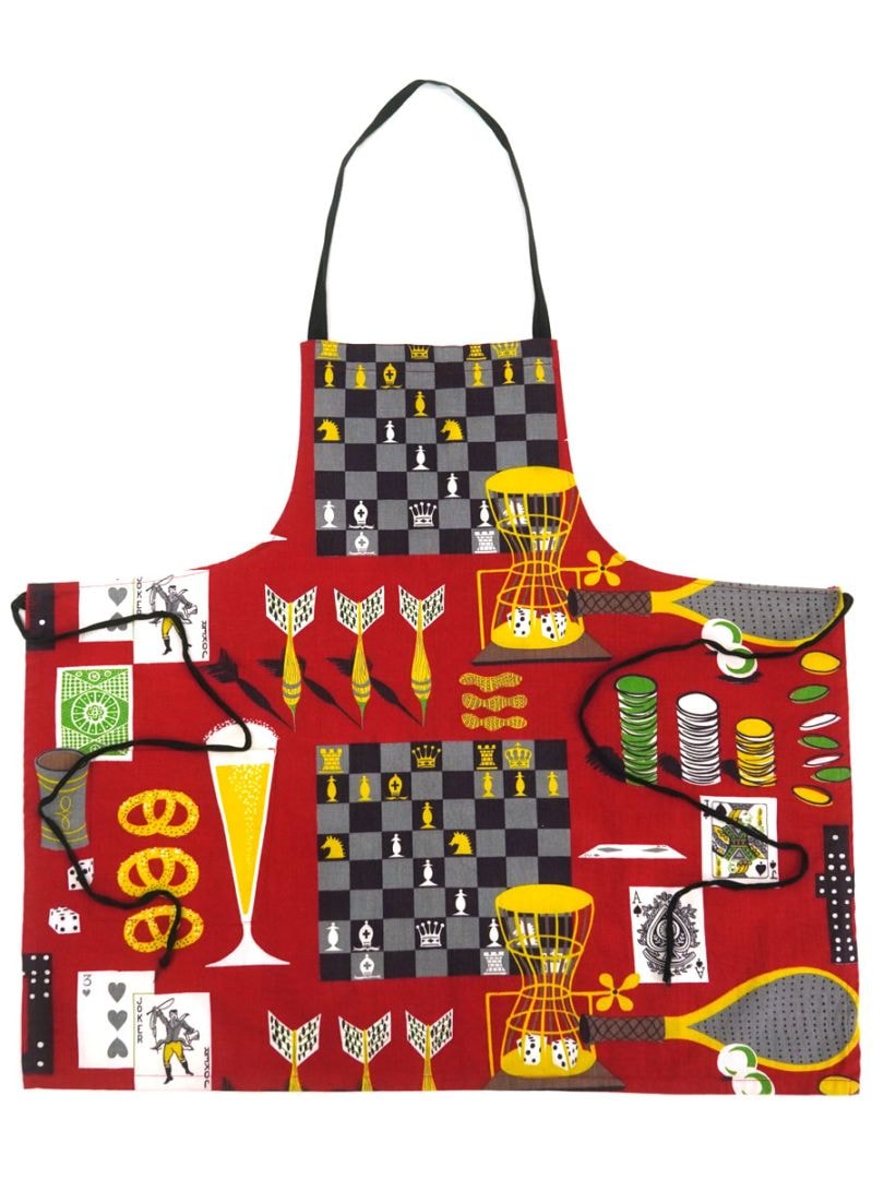 40's～ The Fifth Avenue 総柄 エプロン