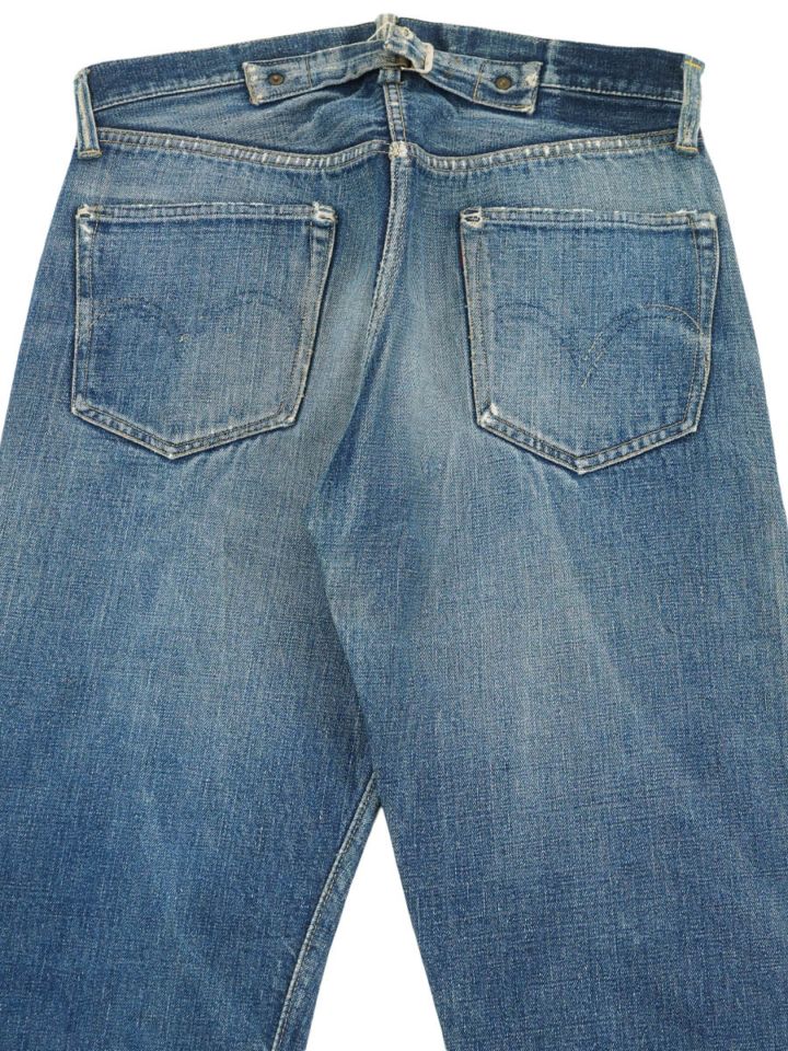30's Levi's 501XX 1937モデル バックルバック 股リベ デニムパンツ 極上雰囲気 実寸(32x31位)