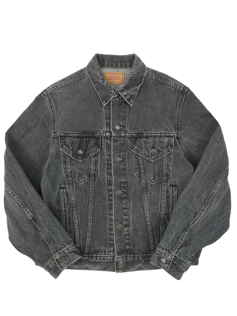 80's Levi's 70506 先染めブラック デニムジャケット 表記(42) USA製