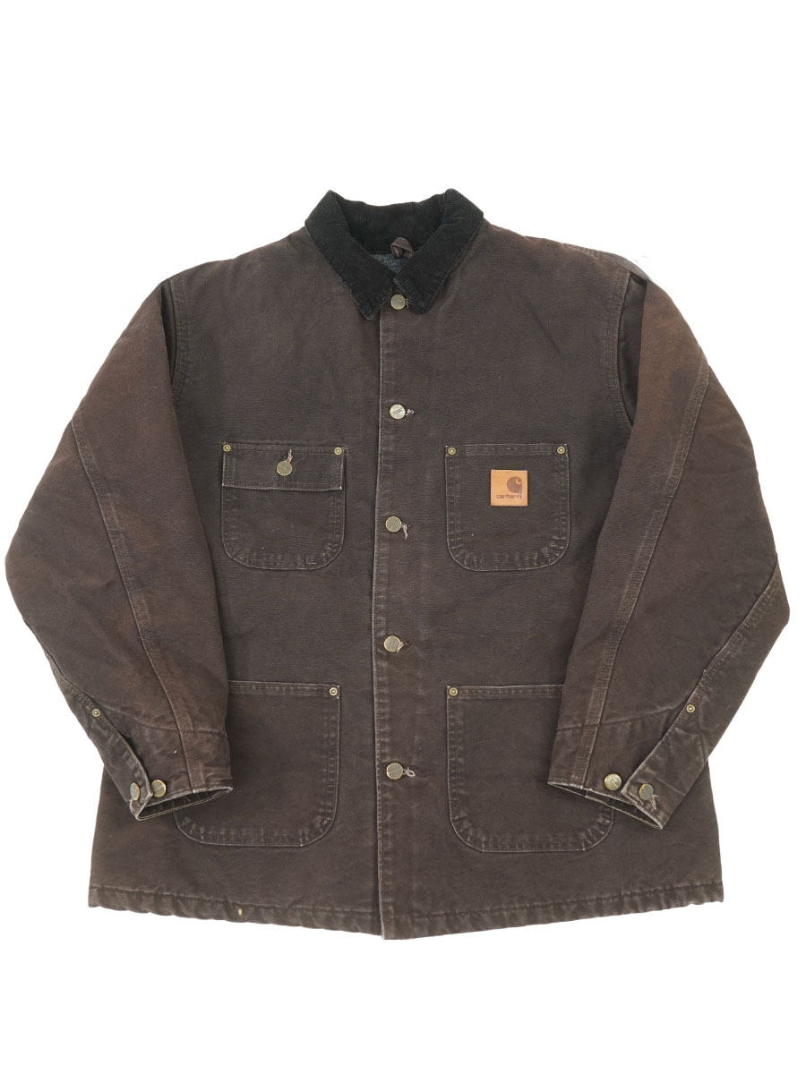 MEXICO製 カーハート ミシガンチョアコート ブラウン 表記(L) | SOLD