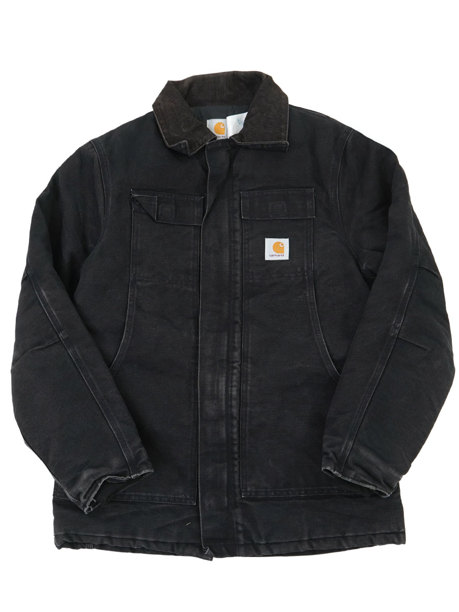 カーハート トラディショナルコート ブラック 実寸(L位)