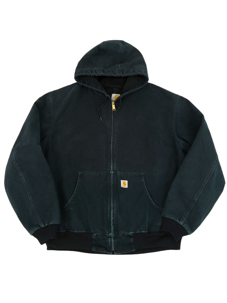 激レアTall Carhartt アクティブジャケットXL Tall 黒 USA製 カーハート アクティブパーカー 黒 表記(2XL TALL) | NEW ITEM