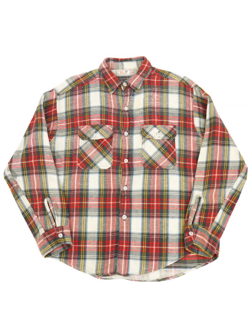トップス 60s WINTER KING heavy flannel shirt 3c9654ea1fb76ca383d384fbb68b7a