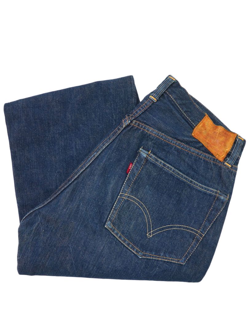 40's Levi's 501XX 片面 デニムパンツ 濃紺極上色 実寸(32x33位