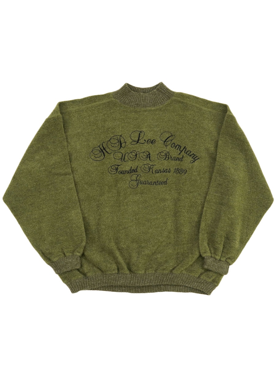 80's Lee ''H.D. Lee Company'' モックネックセーター グリーン 表記(L) スペイン製