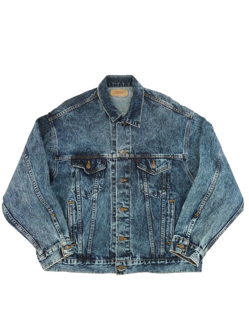 80's Levi's 70507 4ポケット ケミカルウォッシュ デニムジャケット