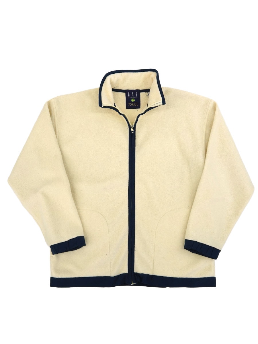 OLD GAP ARCtiC Light Fleece ジャケット アイボリー 実寸(M位
