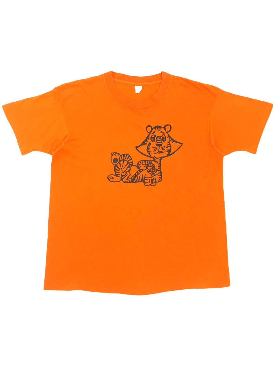 MARK & LONA オレンジ スカルシャツ サイズ L MARK & LONA オレンジ