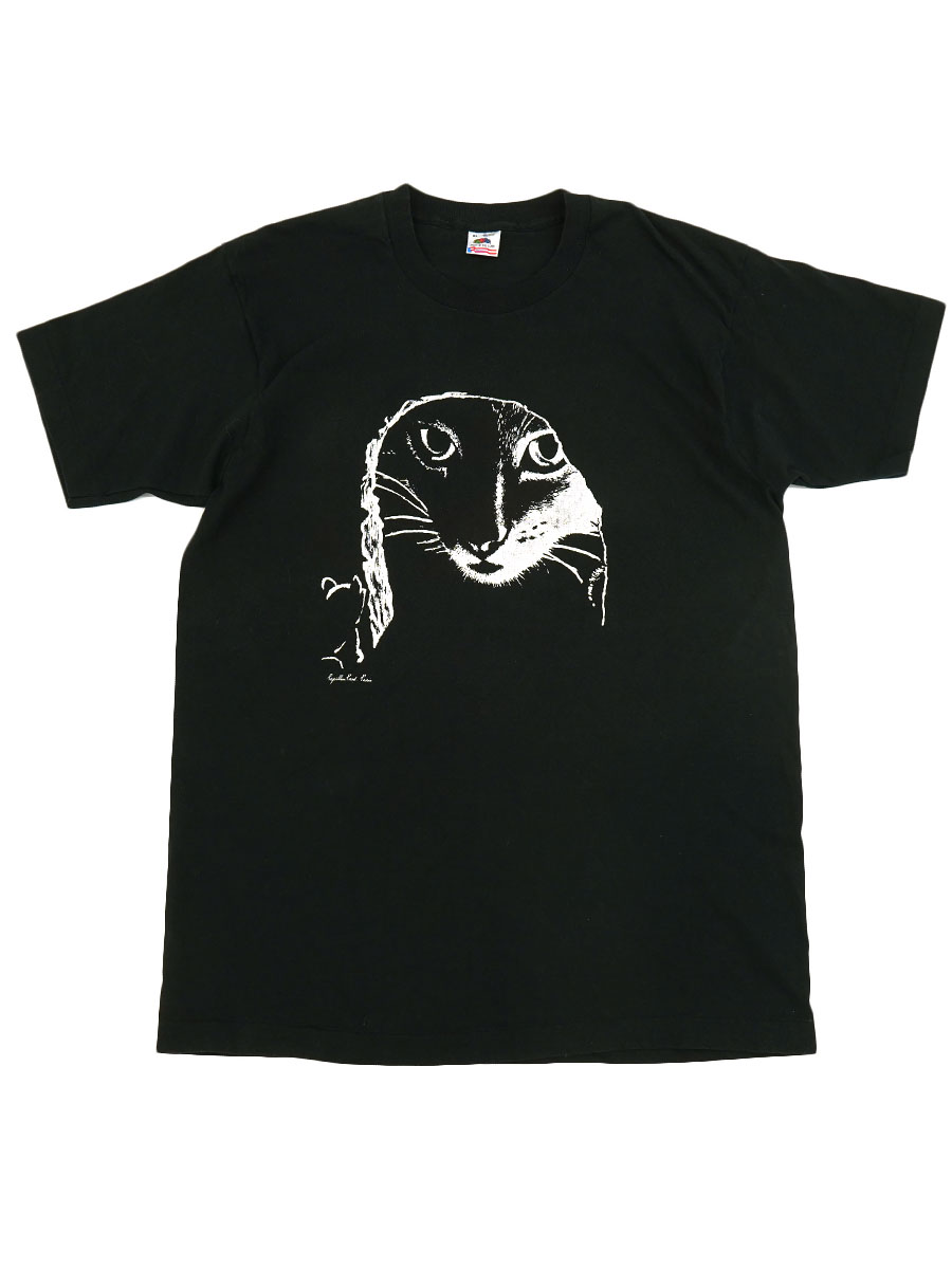 90's FRUIT OF THE LOOM ''CAT'' Tシャツ 表記(XL) USA製 | NEW ITEM