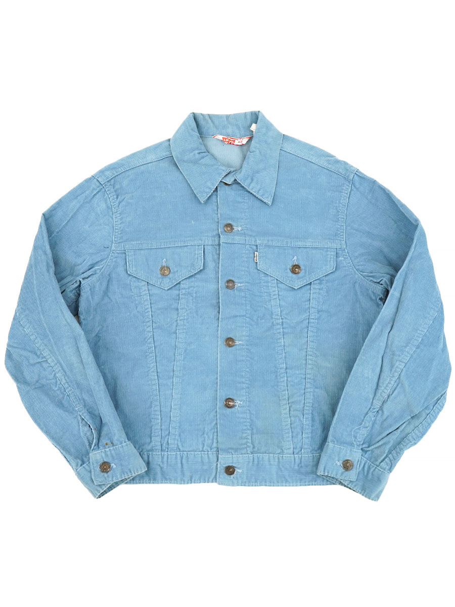 70's Levi's 70505 3rd型 コーデュロイJKT サックス 表記(42) ②