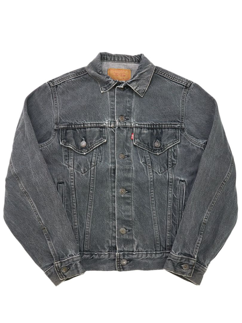 柚*ん様 80's USA製 Lee 先染めブラック デニムジャケット ビックシ 80's Levi's 70506 先染めブラック デニムジャケット 表記(38R) USA製