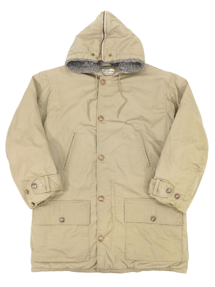 70's L.L.Bean B-9タイプ 先割れフードパーカ ベージュ 表記(38) | NEW