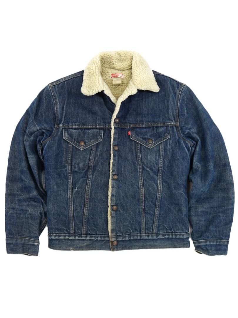 70's Levi's 70605 デニムボアJKT 表記(38) 袖ヒゲ | すべての商品