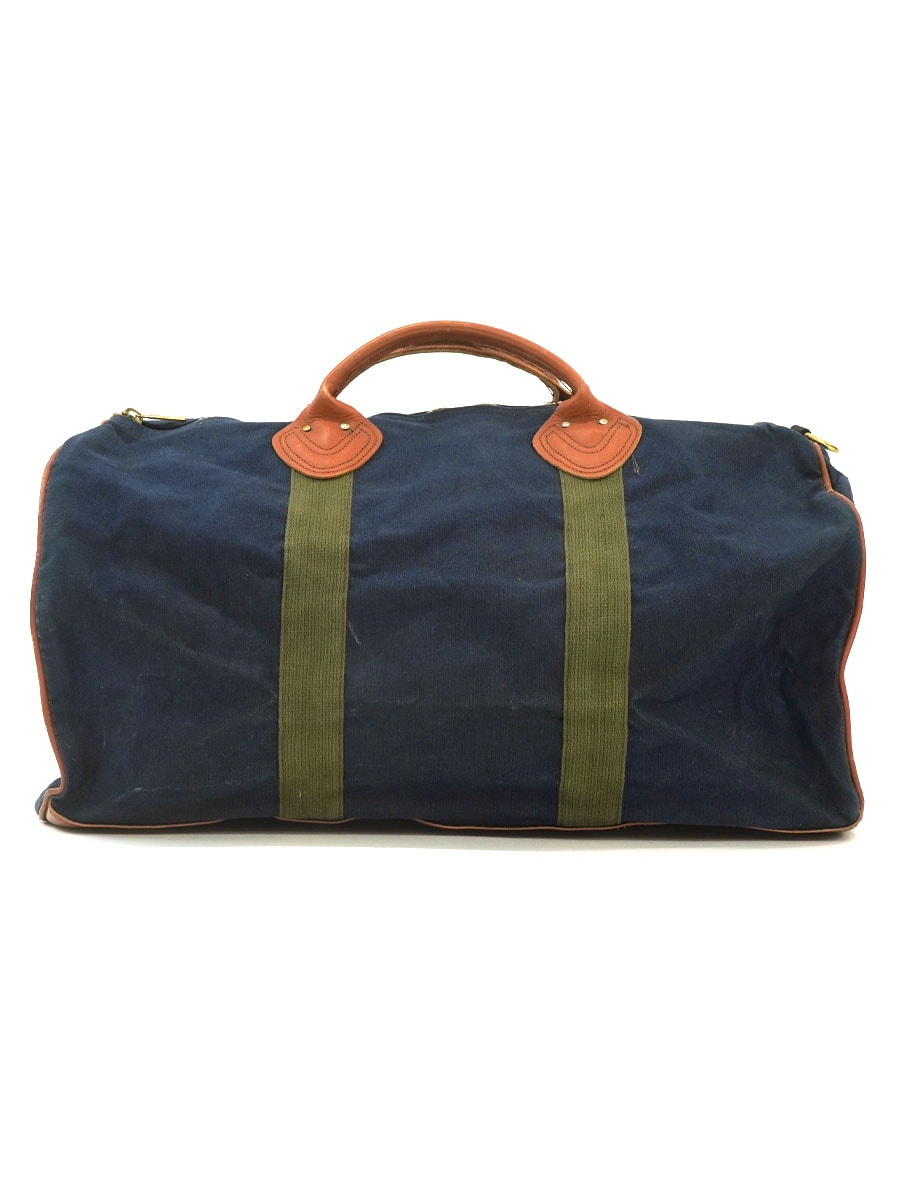 70's 筆記体タグ L.L.Bean ボストンバッグ キャンバスxレザー | すべて