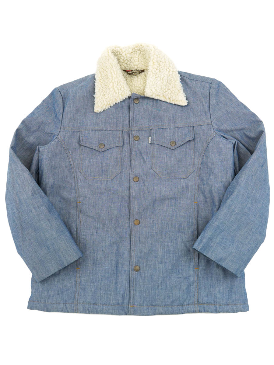 70's Levi's Gentleman's Jeans 70627 裏ボア ランチジャケット ロング丈 表記(M)