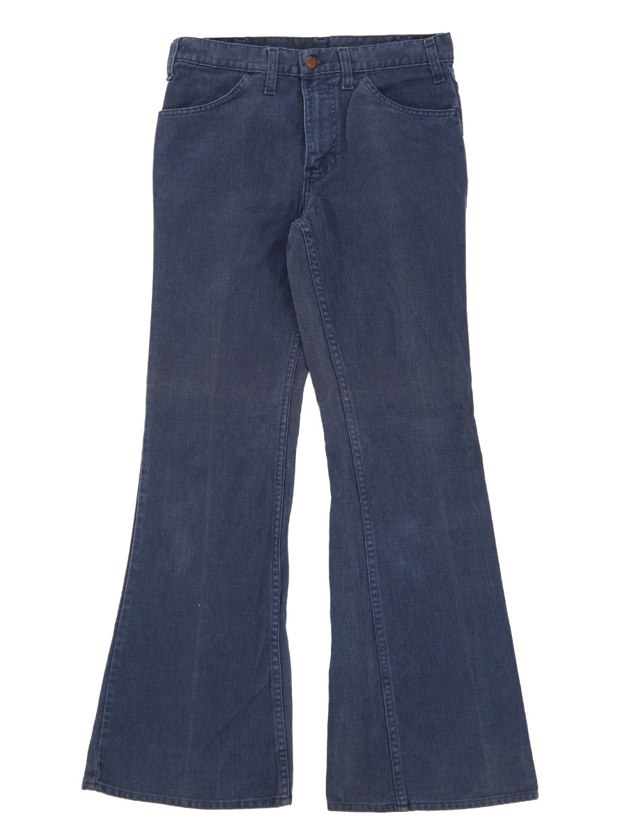 70's Levi's 693 ベルボトム モールスキンパンツ ネイビー 実寸(30x31