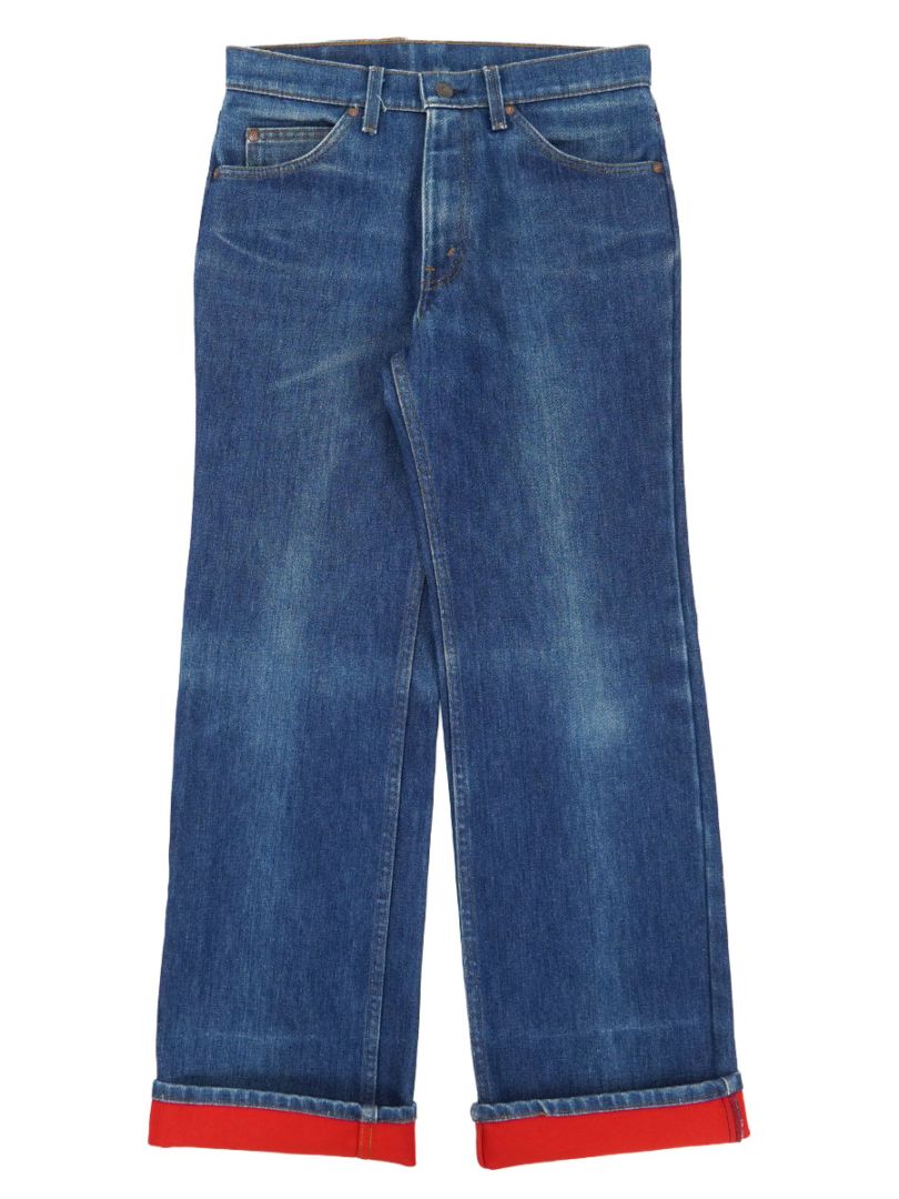 80's Levi's オレンジタブ 39103-2517 裏赤ライナー デニムパンツ 良雰囲気 表記(31x32) USA製