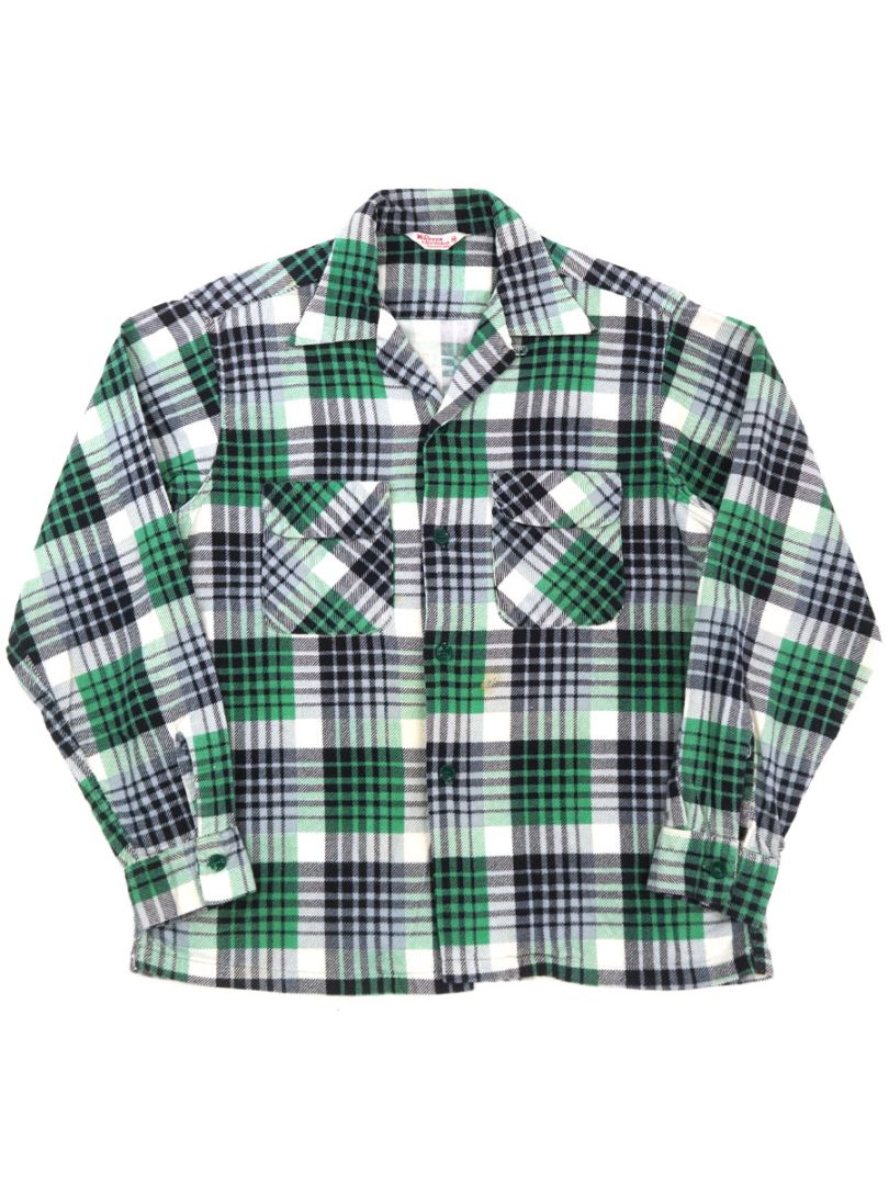 超Special　50s　プリントネルシャツ　好配色　袋襟 超Special 50s プリントネルシャツ 高配色 袋襟