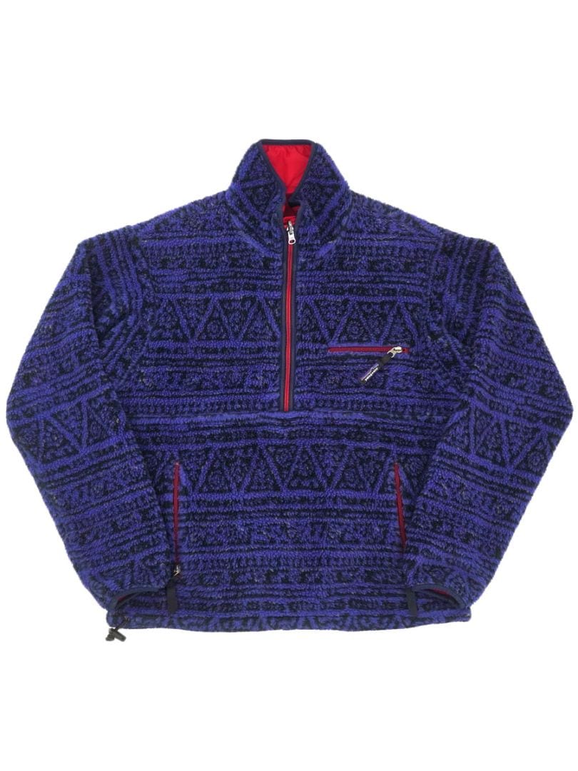 96 パタゴニア リバーシブルグリセードプルオーバー サラサ