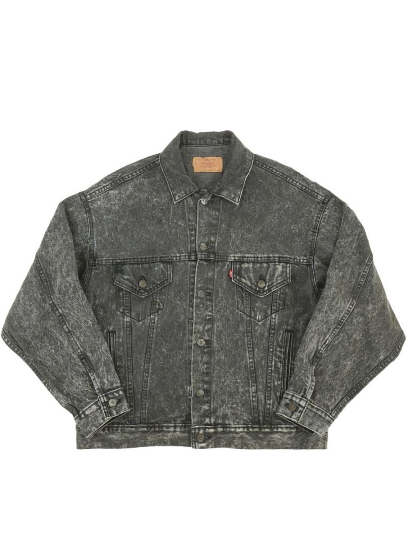 80'S LEVI'S 70507 BLACK DENIM JACKET (SIZE.LARGE) MADE IN USA
