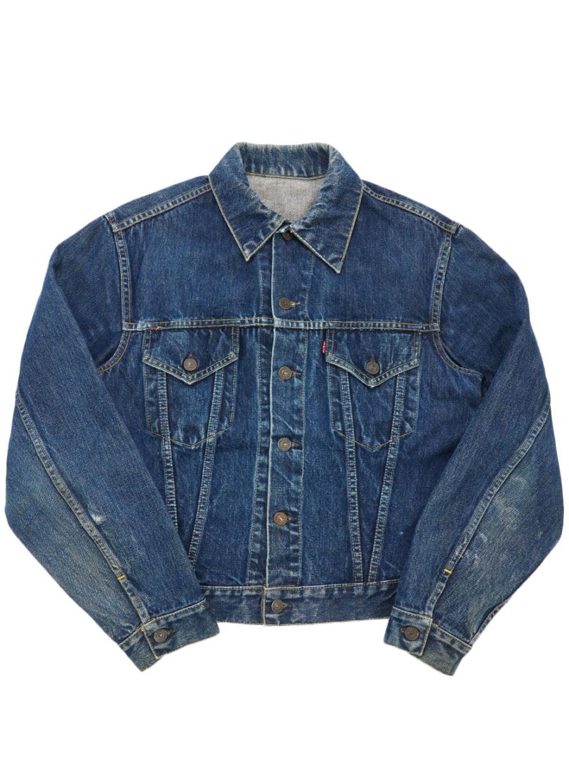 50's～ Levi's 557XX ギャラ BIG-E デニムジャケット 良色落ち 実寸(42