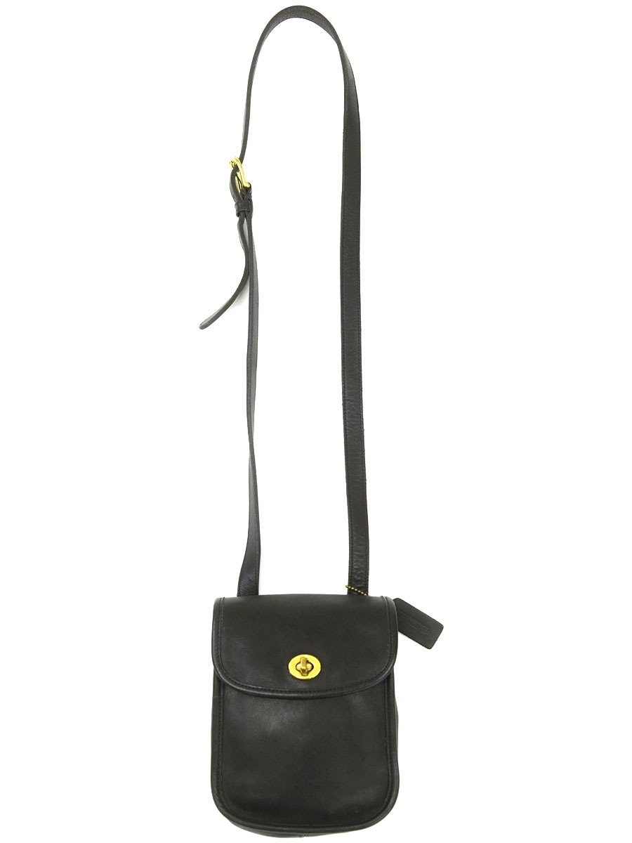 COACH 黒 ショルダーバッグ ショルダー Coach ハンドバッグ 黒 COACH レザー ショルダーバッグ