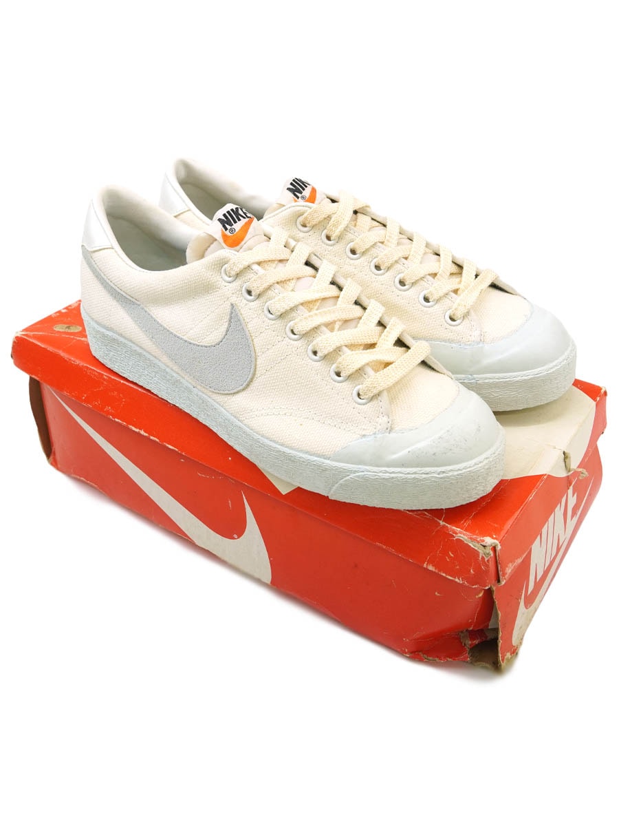 80's NIKE ブルーイン キャンバス ホワイト/ナチュラル 表記(7 1/2